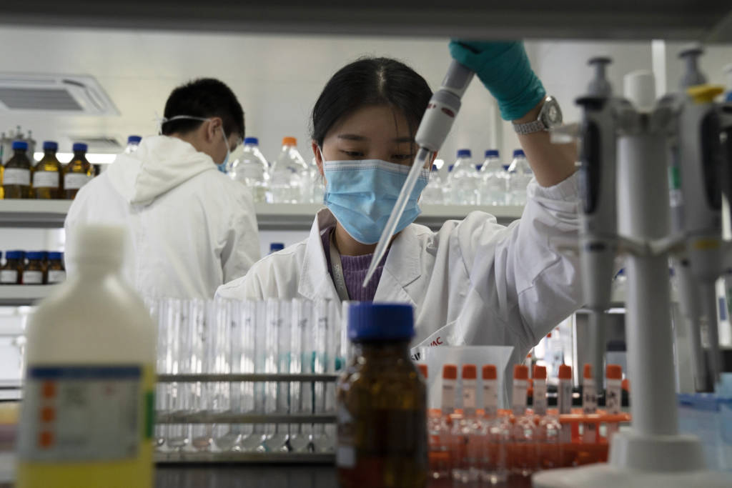 Virus Outbreak China Vaccine for Students