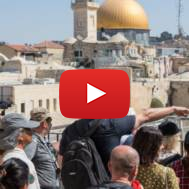 tourists jerusalem