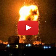An Israeli airstrike. (illustrative) (Abed Rahim Khatib/Flash90)