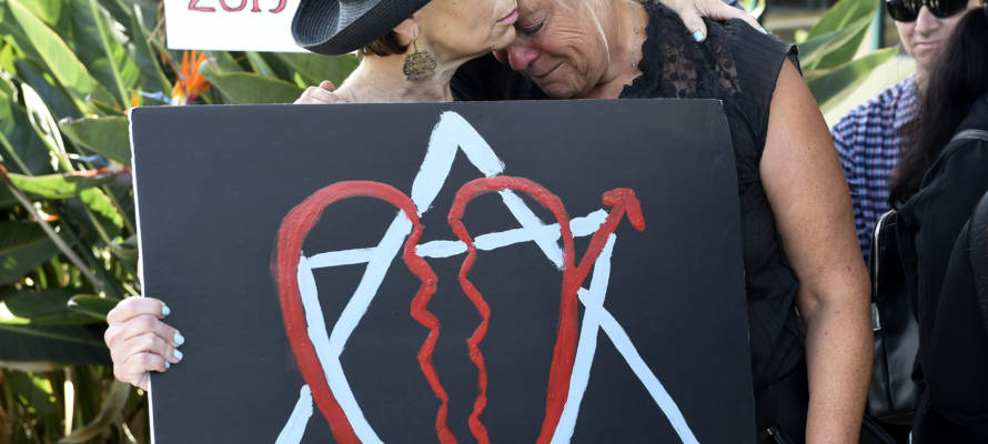 APTOPIX Synagogue Shooting-California