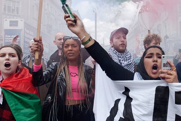 Anti-Israel protesters