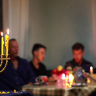Chanukah family dinner