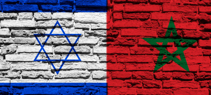Morocco Israel flag