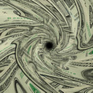 money down the drain