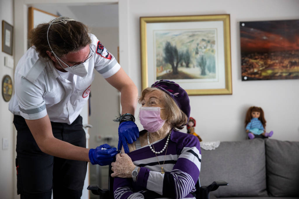 Holocaust Survivor Covid Vaccine