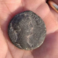 Ancient roman coin