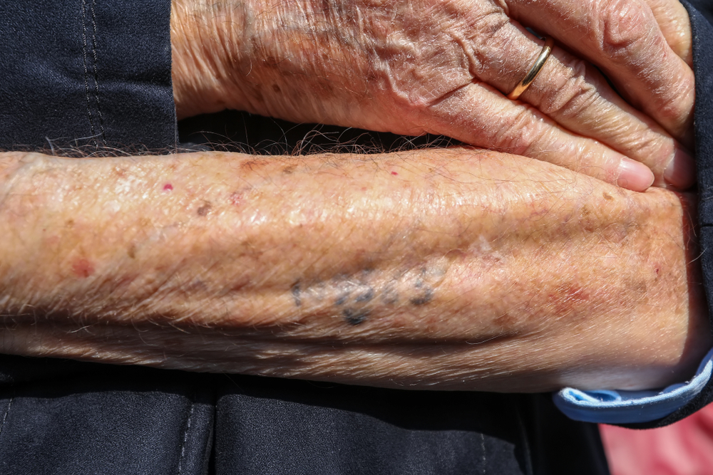 Holocaust survivor tattoo