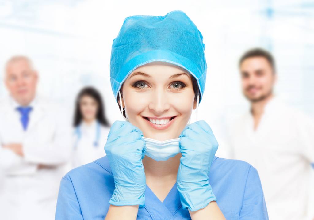 surgical gloves