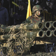 Hezbollah rocket launchers