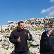 Visitors on Mount Ebal