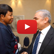 Fatou Bensouda and Mohammed Shtayyeh