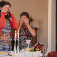 lighting Shabbat candles
