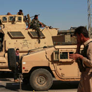 Kurdish forces in Northern Iraq