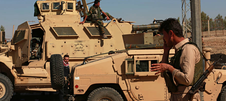 Kurdish forces in Northern Iraq