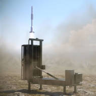 BARAK-ER Missile launch
