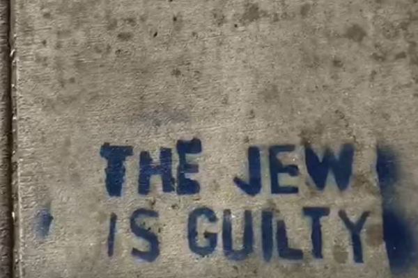 Anti-Semitic graffiti