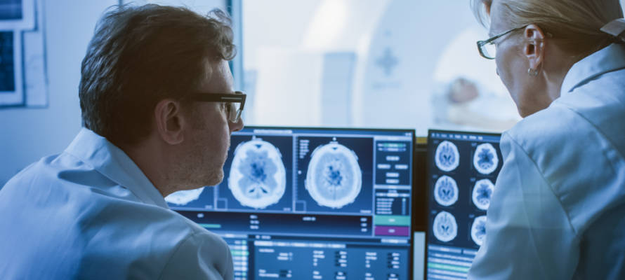 Brain cancer mri scan