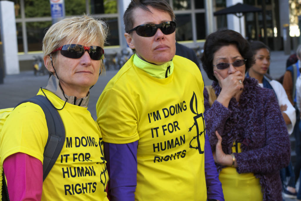 Amnesty International supporters