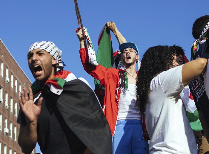 Anti-Israel protesters