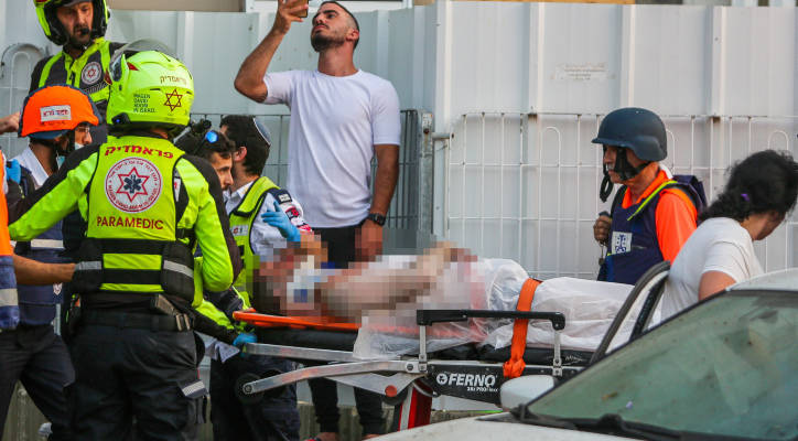 Palestinian terror rocket attack