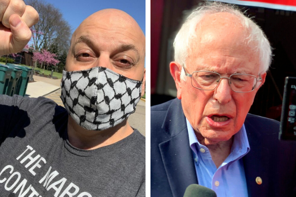 Bernie Sanders and Amer Zahr