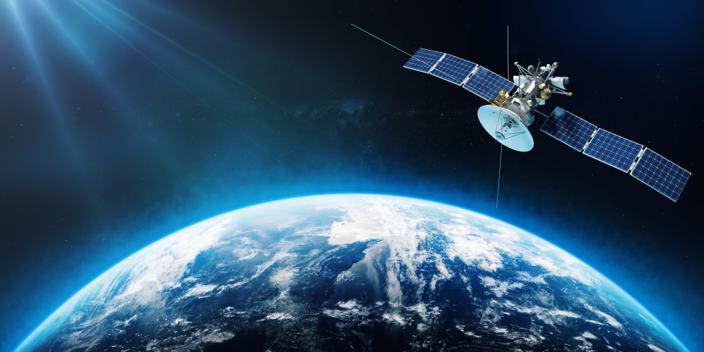 Satellite in orbit