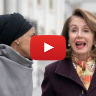 Ilhan Omar and Nancy Pelosi
