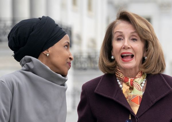 Ilhan Omar and Nancy Pelosi