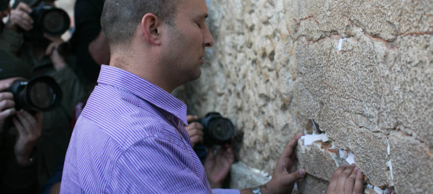 naftali bennett western wall