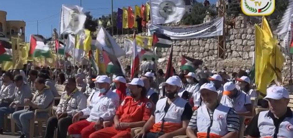 Palestinian scouts in Lebanon vow to destroy Israel