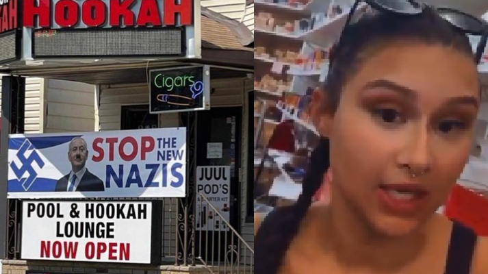Anti-Semitic sign and clerk in New Jersey