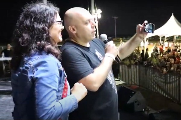 Amer Zahr and Rashida Tlaib