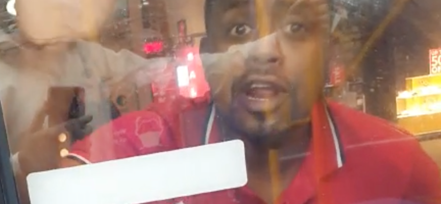 Anti-Semite harassing Jews in London
