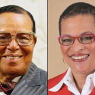 Louis Farrakhan and Julianne Malveaux