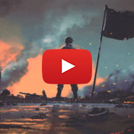 Soldier,Standing,Alone,After,The,War,In,Battlefield,,Digital,Art