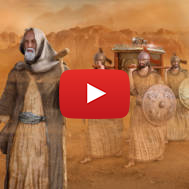 Biblical,Moses,Leads,The,Isrealites,Through,The,Desert,Sinai,During