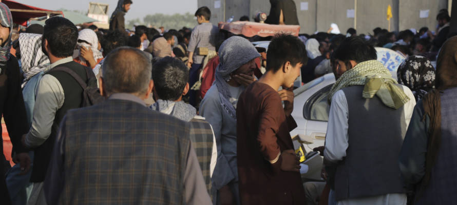 Kabul airport Afghanistan