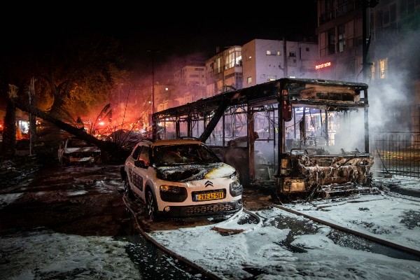Holon hamas rocket terror