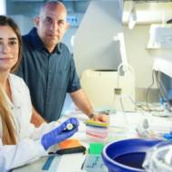 Dr. Reem Dowery, left, and Prof. Doron Melamed.