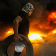 Hawara checkpoint Nablus demonstration