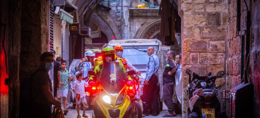 Stabbing Jerusalem Old City