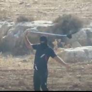 Rock-throwing Palestinian Arab terror