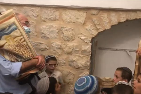 New Torah Scroll in Shiloach
