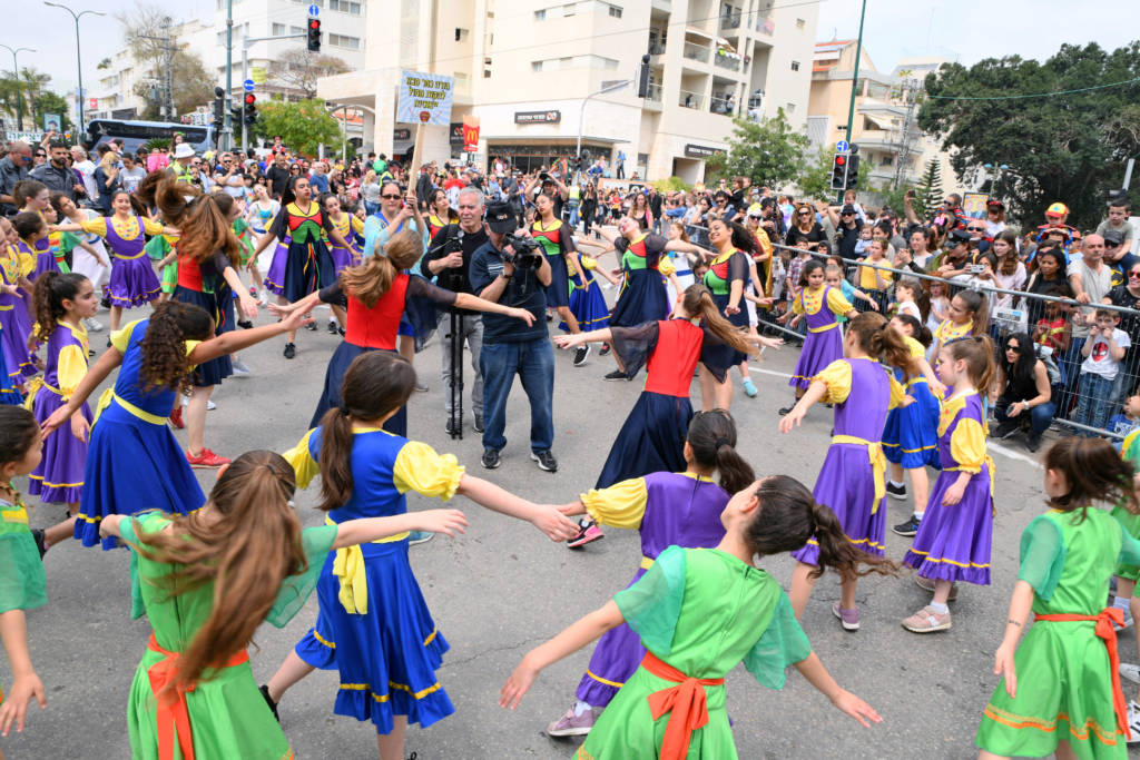 Purim dancing