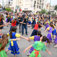 Purim dancing