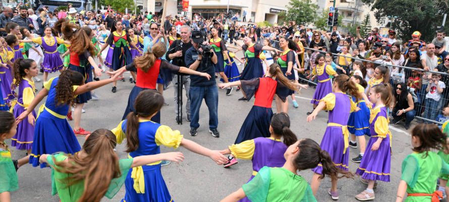 Purim dancing