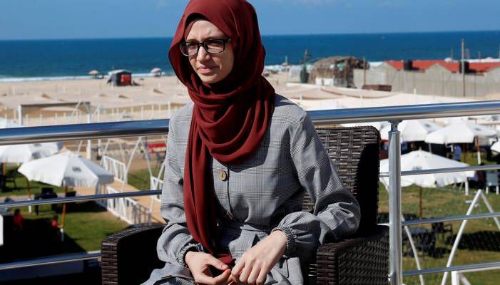 Gaza student Afaf al-Najar