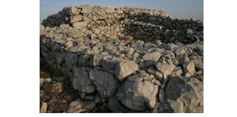 Altar built by Joshua located on Mount Ebal