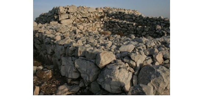 Altar built by Joshua located on Mount Ebal