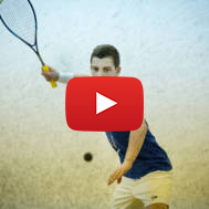 Israeli squash player Daniel Poleshchuk.